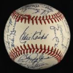 1972 Boston Red Sox Team Signed OAL Cronin Baseball w/ 31 Signatures Including Carl Yastrzemski, Bill Lee, Luis Aparicio & More (JSA)