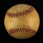1959 Cleveland Indians Team Signed Baseball w/ 28 Signatures Including Minnie Minoso, Rocky Covalito, Bob Lemon & More (JSA)
