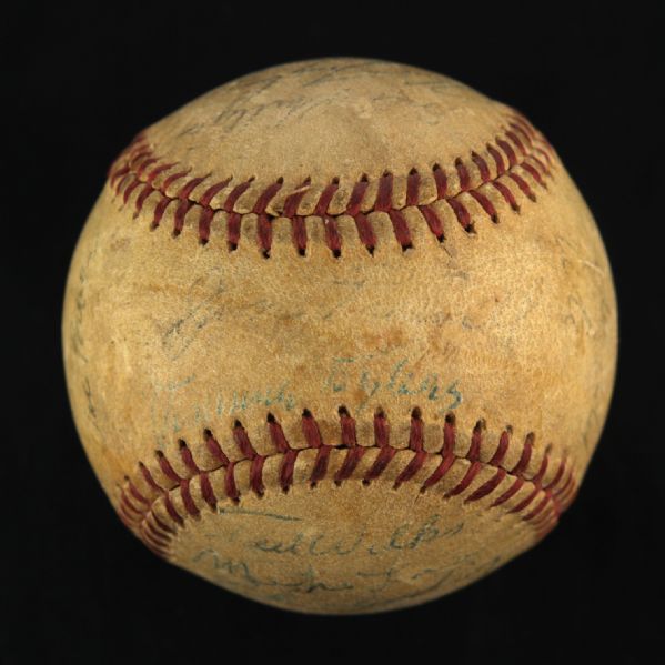1960 Cleveland Indians Team Signed OAL Cronin Baseball w/ 23 Signatures Including Luke Appling, Vic Power & More (JSA)