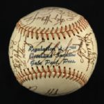 1968 Boston Red Sox Team Signed Baseball w/ 27 Signatures Including Elston Howard, Sparky Lyle & More (JSA)
