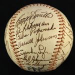 1968 Boston Red Sox Team Signed Baseball w/ 27 Signatures Including Elston Howard, Sparky Lyle & More (JSA)