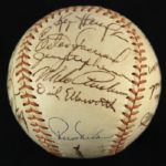 1968 Boston Red Sox Team Signed Baseball w/ 27 Signatures Including Elston Howard, Sparky Lyle & More (JSA)