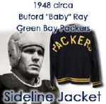 1948 Buford "Baby" Ray Green Bay Packers Game Worn Home Team Jacket (MEARS LOA) "First example discovered"