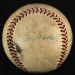 1950's Dizzy Dean National League Stars Team Signed ONL Giles Baseball w/ 6 Signatures Including Jackie Robinson, Roy Campanella & More (JSA)