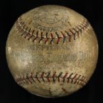 1924 Babe Ruth Tacoma All Stars Signed AJ Reach OAL Exhibition Homerun baseball (PSA/DNA 5)