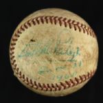 1960 Satchel Paige Single Signed Baseball (JSA)