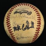 1980 Milwaukee Brewers Team Signed Baseball w/ 24 Signatures Including Robin Yount, Paul Molitor, George Bamberger & More (JSA)