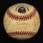 1980 Milwaukee Brewers Team Signed Baseball w/ 24 Signatures Including Robin Yount, Paul Molitor, George Bamberger & More (JSA)