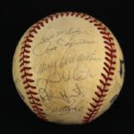 1980 Milwaukee Brewers Team Signed Baseball w/ 24 Signatures Including Robin Yount, Paul Molitor, George Bamberger & More (JSA)