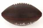 1980's Dick Butkus Chicago Bears Signed Wilson The Duke Football (JSA)