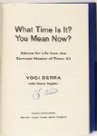 1998-2002 Yogi Berra New York Yankees Signed Hardcover Book Collection - Lot of 3 (MAB COA)