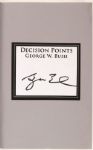 2010 President George W. Bush Signed Decision Points Hardcover Autobiography (JSA)