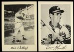 1953 Milwaukee Braves Spic N Span 7 x 10 Cards - Lot of 13 w/ 11 Signed Including Spahn, Mathews & More (JSA) 