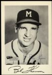 1953 Milwaukee Braves Spic N Span 7 x 10 Cards - Lot of 13 w/ 11 Signed Including Spahn, Mathews & More (JSA) 