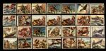 1950 Topps Freedom's War R709-2 Trading Card Collection - Lot of 62 w/ 2 Rare General Cards
