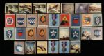 1950 Topps Freedom's War R709-2 Trading Card Collection - Lot of 62 w/ 2 Rare General Cards
