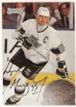 1990's Wayne Gretzky Jim Abbott Signed Memorabilia Collection - Lot of 3 (JSA)