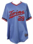 2000s Rod Carew Minnesota Twins Signed Cooperstown Collection Jersey (Mounted Memories Hologram)