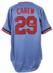 2000's Rod Carew Minnesota Twins Signed Cooperstown Collection Jersey (Mounted Memories Hologram)
