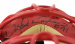 2010 Victor Martinez Boston Red Sox Signed Game Worn Catcher's Mask (MEARS LOA/JSA)