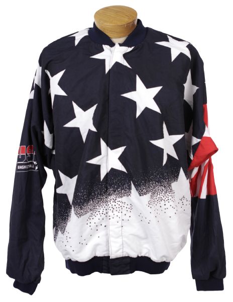 1994 Dominique Wilkins USA Basketball Game Worn Warm Up Jacket (MEARS LOA)