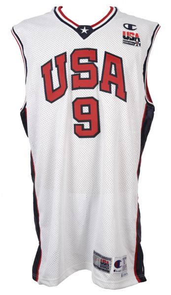 2000 Vince Carter USA Baseketball Game Worn Jersey (MEARS LOA)
