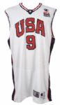 2000 Vince Carter USA Baseketball Game Worn Jersey (MEARS LOA)