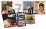 1930s-80s New York Yankees Memorabilia Collection - Lot of 20 w/ Babe Ruth Mini Bat & More