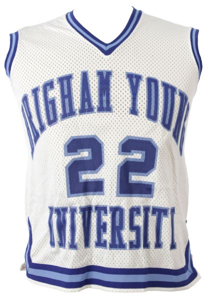 1980s BYU #22 Basketball Jersey (MEARS LOA)