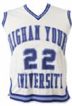 1980s BYU #22 Basketball Jersey (MEARS LOA)