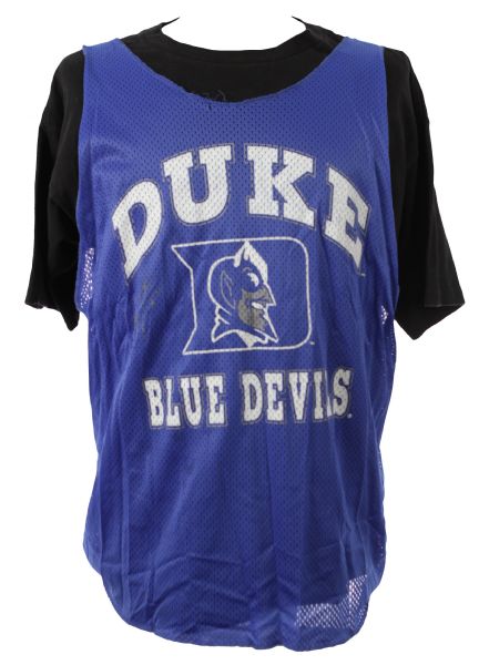 1988-92 Christian Laettner Signed Duke Practice Jersey & Undershirt (MEARS LOA)