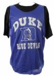 1988-92 Christian Laettner Signed Duke Practice Jersey & Undershirt (MEARS LOA)