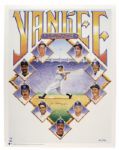 1998 Joe DiMaggio New York Yankees Signed Ron Lewis Yankees Legend 25" x 32" Print (PSA/DNA) 261/1941
