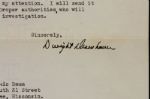 1944 Dwight D. Eisenhower Signed Letter on Allied Expeditionary Force Letterhead w/ Original Envelope (JSA)