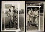 1930 Babe Ruth New York Yankees Teaches Mac The Fundamentals Original Photos - Lot of 7