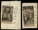 1930 Babe Ruth New York Yankees Teaches Mac The Fundamentals Original Photos - Lot of 7