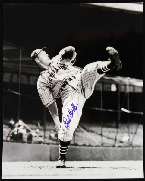 2000s Bob Feller Cleveland Indians Signed 8" x 10" Photos - Lot of 6 (JSA)