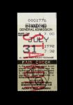 1990 Nolan Ryan Texas Rangers 300th Career Win at Milwaukee County Stadium Ticket Stub and Program (Unscored)