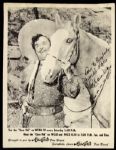 1950-56 Leo Carrillo The Cisco Kid Pictures - Lot of 2 w/ 1 Signed (MEARS LOA)