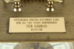 1986 Tom Gorman Pittsburgh Pirates Old Timers Game Memorial Clock