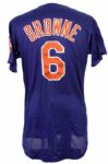 1996 Jerry Browne New York Mets Spring Training Game Worn Jersey (MEARS LOA)