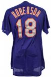 1996 Kevin Roberson New York Mets Game Worn Batting Practice Jersey (MEARS LOA) 