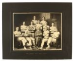 1909 Indoor Baseball Team 16" x 19" Mounted Team Photo