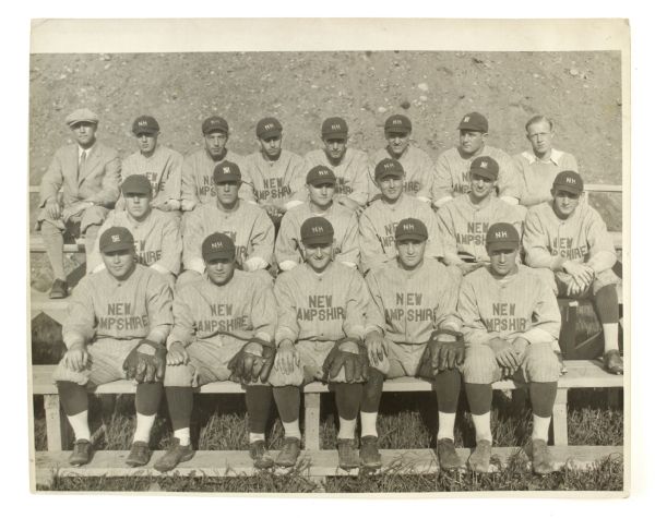 1933 circa New Hampshire Baseball Team 16" x 20" Photo