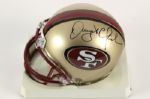 1990s Dwight Clark San Francisco 49ers Signed Mini-Helmet (JSA)