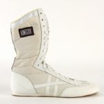 1980s Muhammad Ali Heavyweight Champion Signed Ringside Boxing Shoe (JSA)