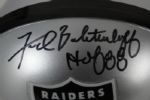 1990's Fred Biletnikoff Oakland Raiders Signed Mini Helmet (JSA)