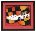 2008-12 Peter Fernandez Corinne Orr Speed Racer Signed 20" x 22" Framed Display (JSA)