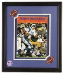1967 December 18 Roman Gabriel Los Angeles Rams Signed 16" x 19" Framed Sports Illustrated Magazine (JSA)