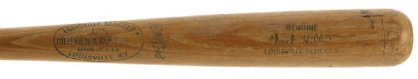 1965 Chuck Hiller San Francisco Giants H&B Louisville Slugger Professional Model Game Used Bat (MEARS LOA)